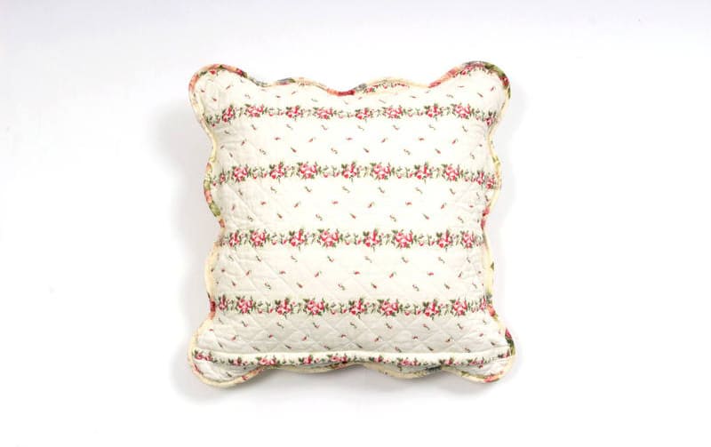 コットンキルト クッションカバー 約45×45cm [Rose Mellow]