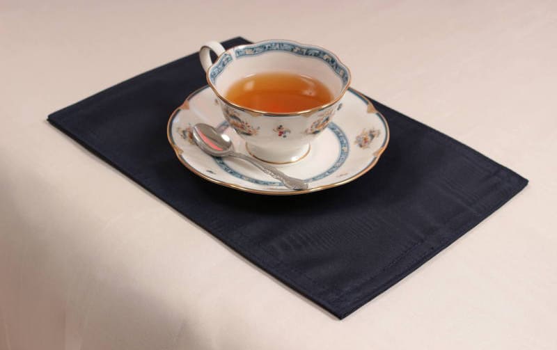 モアレ 撥水ジャカード ティーマット 約20×30cm [Serein]