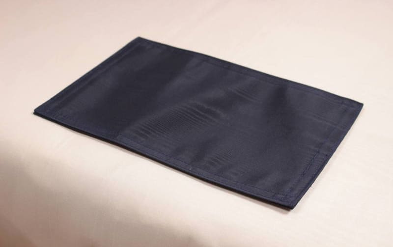 モアレ 撥水ジャカード ティーマット 約20×30cm [Serein]