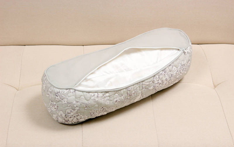 腰当クッション コットンキルト 約12×43cm [Jardin d’Argent]