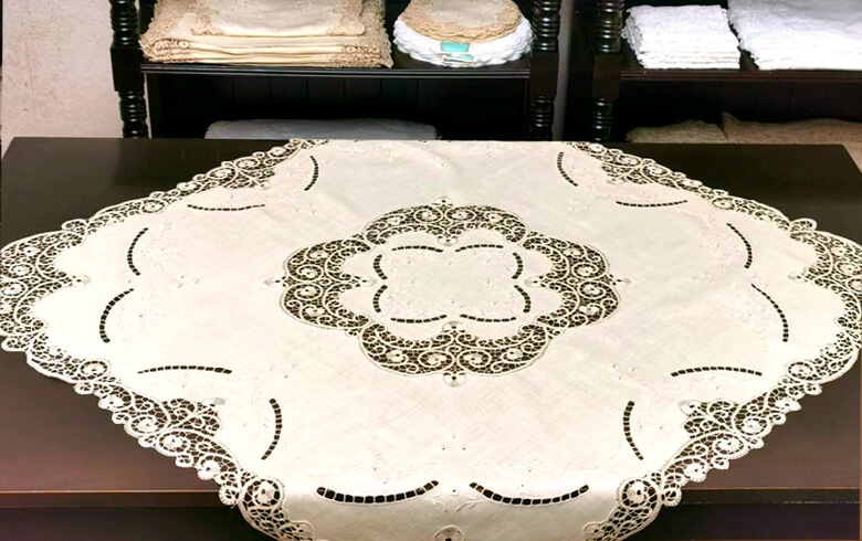 ボビンレース トップクロス F95/12  約85×85cm [memories]