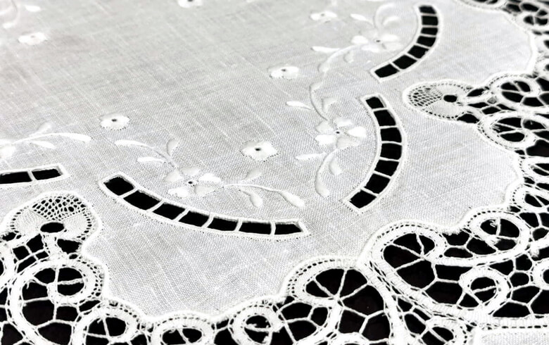 ボビンレース トップクロス F95/12  約85×85cm [memories]