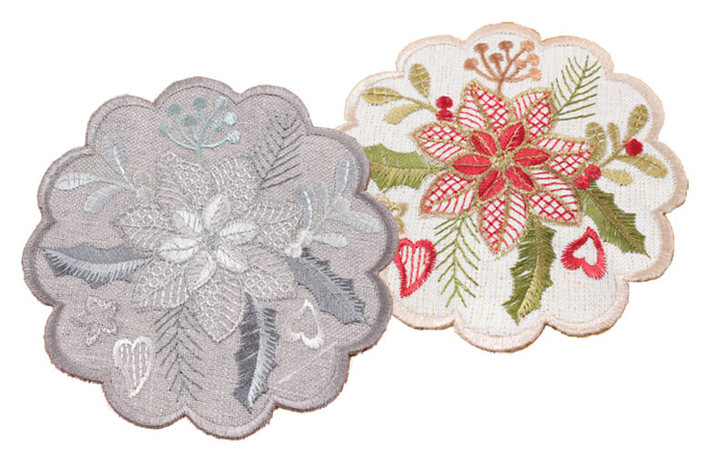 Xmas コースター 約12cm