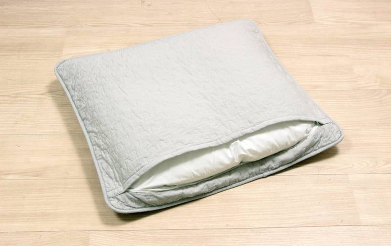 座布団カバー コットンキルト 約55×59cm [Jardin d’Argent]