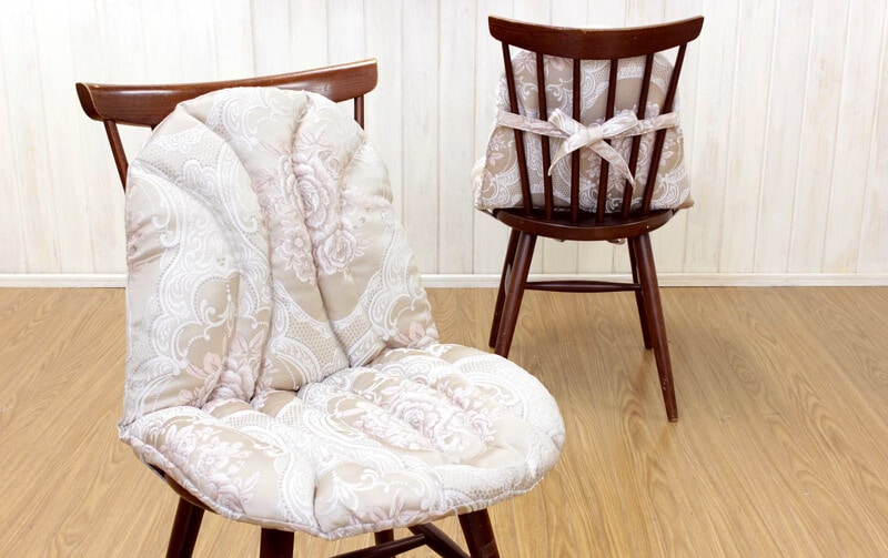 Romance rose ジャカード織 チェアクッション 約48×82cm｜インテリア