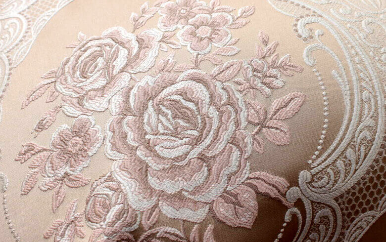 Romance rose ジャカード織 チェアクッション 約48×82cm｜インテリア