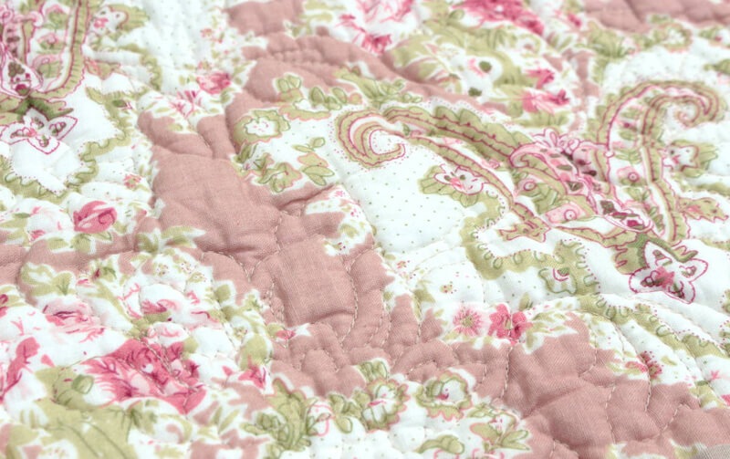 rose tint コットンキルト マルチカバー 約200×250cm｜インテリア