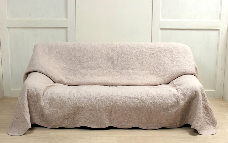 rose tint コットンキルト マルチカバー 約200×250cm｜インテリア