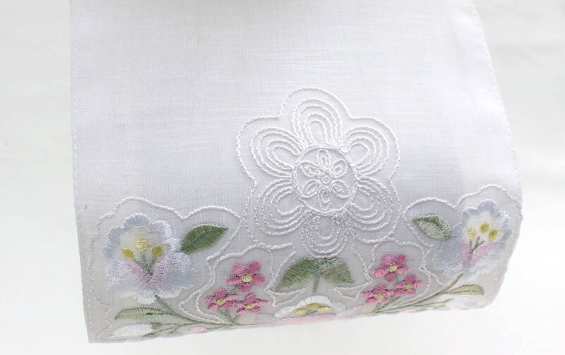 カロチャ調刺繍 ペーパーホルダー 約16×36cm [Danube]