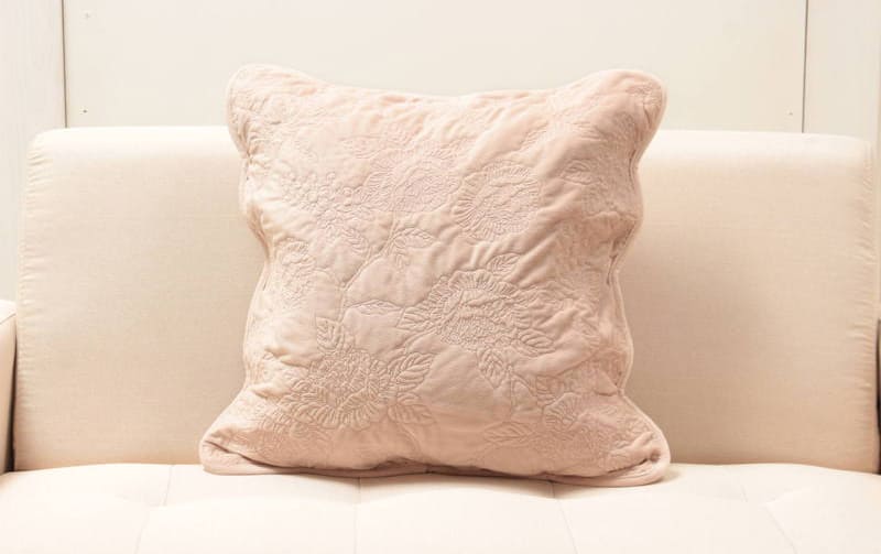 クッションカバー マイクロファイバーキルト 約45×45cm [Chaleur Quilt]