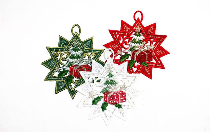 Xmas オーナメント（ギフト） 約15×13cm