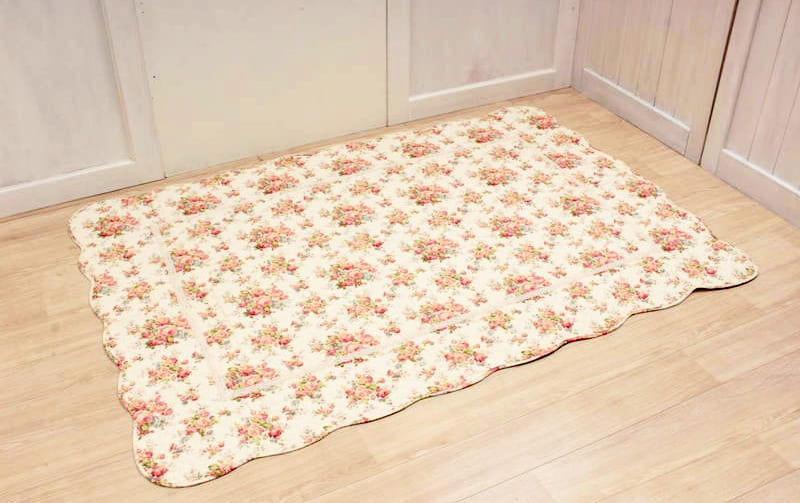 コットンキルト マルチカバー 約135×195cm [Rose Mellow]