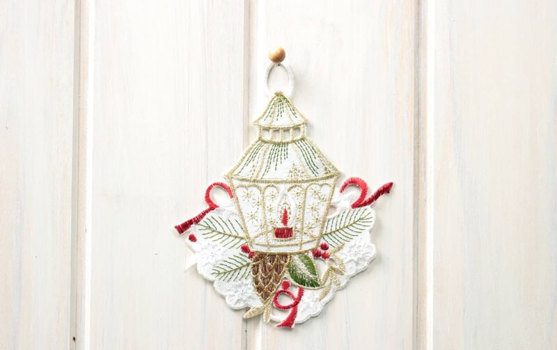 Xmas オーナメント（ランタン） 約16×12cm｜アミブルージュ