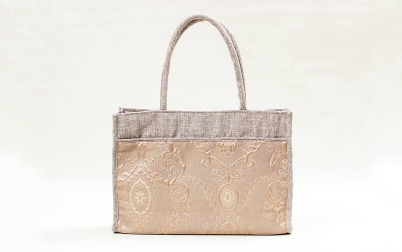 ジャカード織 バッグＡ４ 約36×26×9cm [nobleza]