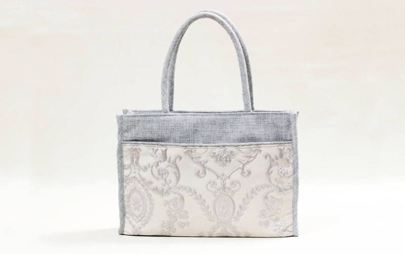 ジャカード織 バッグＡ４ 約36×26×9cm [nobleza]