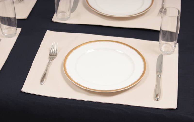 モアレ 撥水ジャカード ランチョンマット 約32×45cm [Serein]