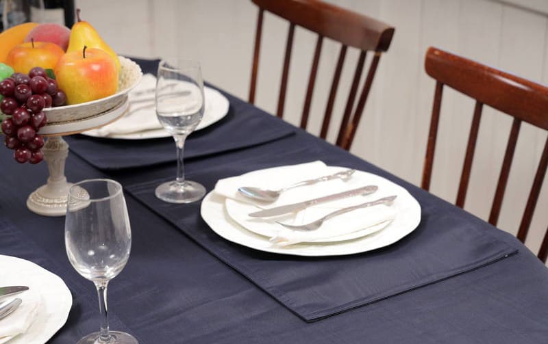 モアレ 撥水ジャカード ランチョンマット 約32×45cm [Serein]