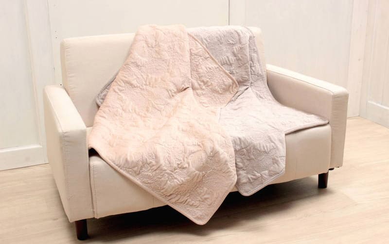 ブランケット マイクロファイバーキルト 約105×75cm [Chaleur Quilt]