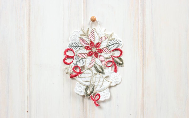 Xmas オーナメント（ベル） 約15.5×11cm