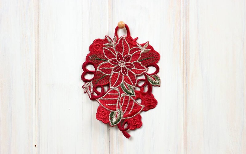 Xmas オーナメント（ベル） 約15.5×11cm