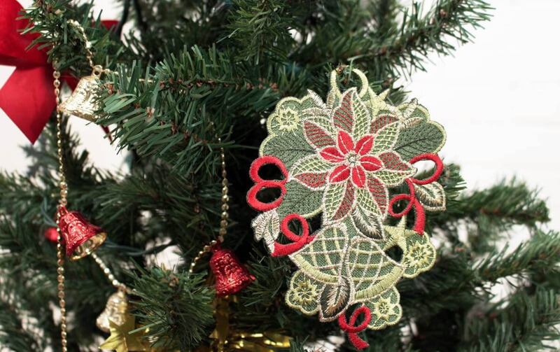 Xmas オーナメント（ベル） 約15.5×11cm