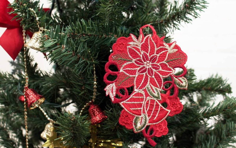 Xmas オーナメント（ベル） 約15.5×11cm