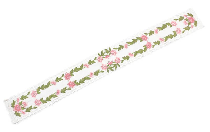 高密度カラー刺繍 テーブルランナー 約20×160cm [Almente]｜インテリア