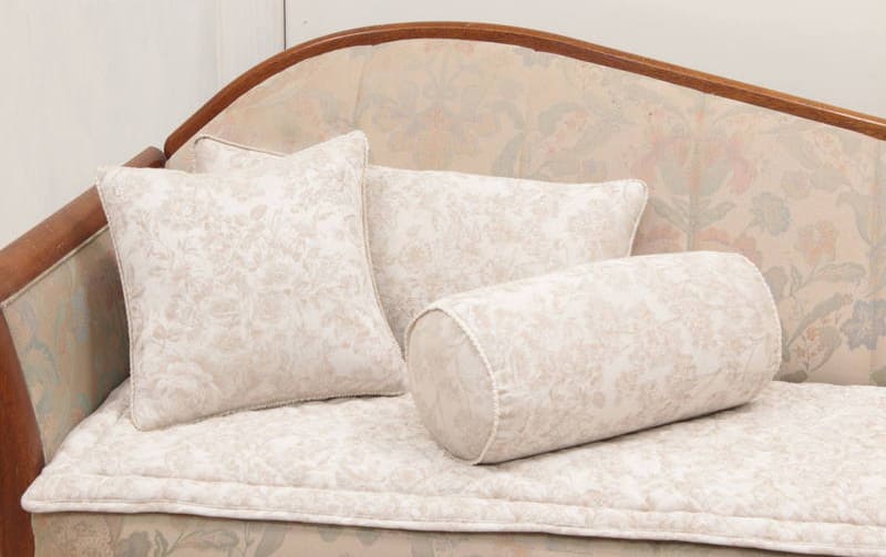 ボルスタークッション ジャカード織 約18×40cm [Heritage Rose
