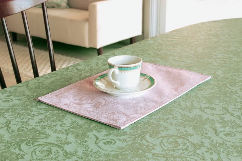 撥水ジャカード織 ティーマット 約20×30cm [CLASSY]