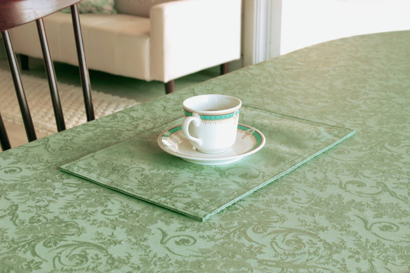 撥水ジャカード織 ティーマット 約20×30cm [CLASSY]