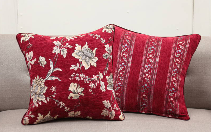 シェニール織 クッションカバー 約45×45cm [corundum]