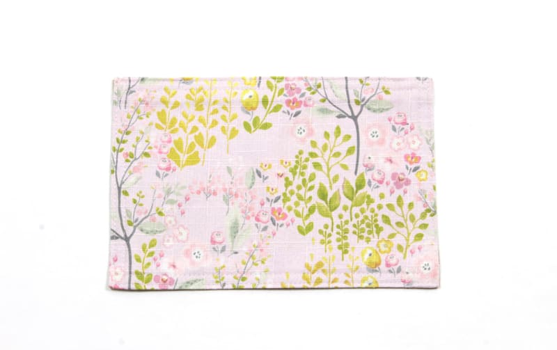 ティーマット 花柄プリント 約20×30cm