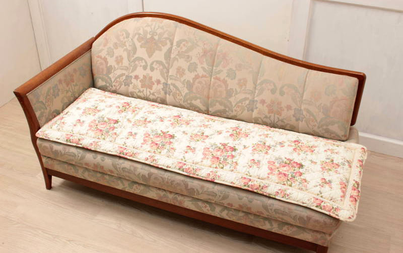 コットンキルト ロングシートクッション 約50×150cm [Rose Mellow]