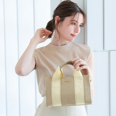 ハンドバッグ COURONNE Mellia Lillet Cross 22 RXBRX23111GYL Handbags at Melly
