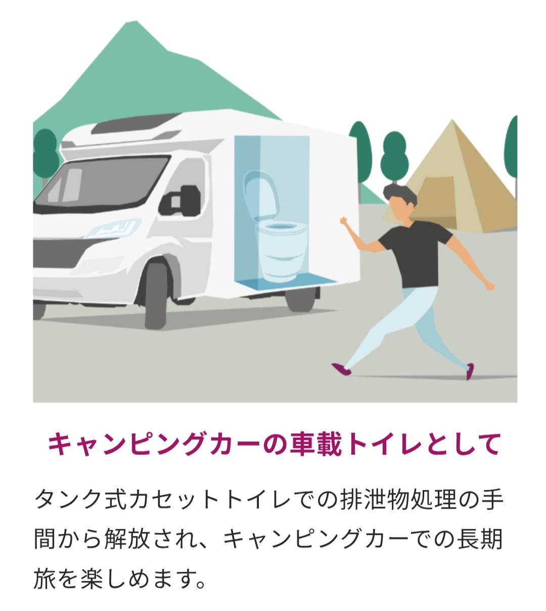 クレサナC1トイレ本体 ポータブル スリム（AC100V対応）