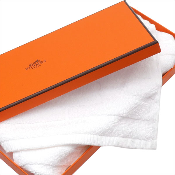 [ָݥ5ܥڡ!!] HERMES ᥹ LABYRINTHE HAND TOWEL ϥɥ WHITE 290-004343-030xڿʡ