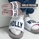 �ڿ��̸������̲��ʡ� SONS OF FREEDOM ���� ���� �ե꡼���� HOLLYWOOD SLIDE SANDAL ������� WHITE 292-000206-030+�ڿ��ʡ� EVENFLOW �����֥�ե��� 