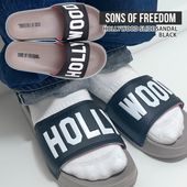 �ڿ��̸������̲��ʡ� SONS OF FREEDOM ���� ���� �ե꡼���� HOLLYWOOD SLIDE SANDAL ������� BLACK 292-000206-031+�ڿ��ʡ� EVENFLOW �����֥�ե��� 