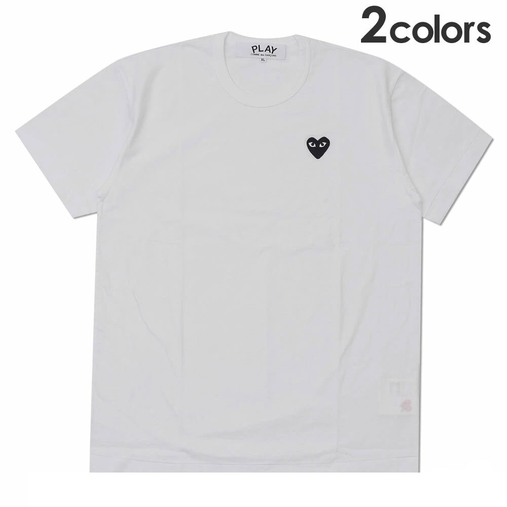 プレイコムデギャルソン 半袖Tシャツ ブラック ミニ金ハートワッペン XL プレイコムデギャルソン 半袖Tシャツ ブラック ミニ金ハート