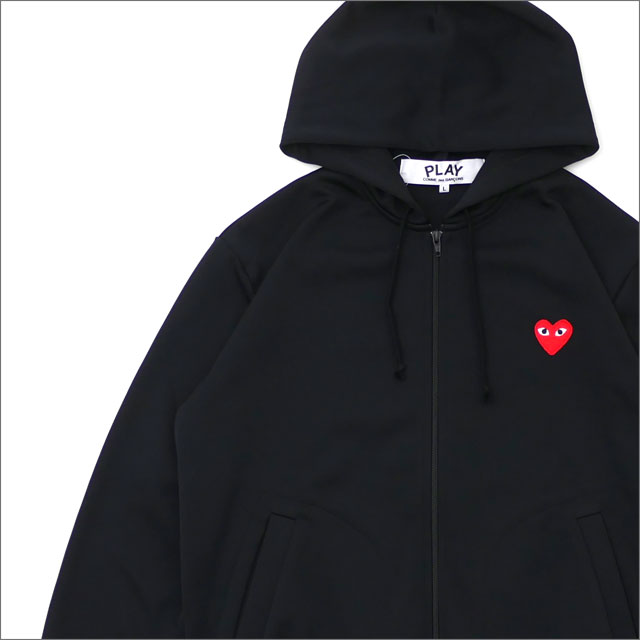 [ָݥ5ܥڡ!!]  ץ쥤 ǥ륽 PLAY COMME des GARCONS Red Heart Zip-Up Hoodie åץå ѡ աǥ åɥϡ åڥ  륽 꺤 AX-T172-051