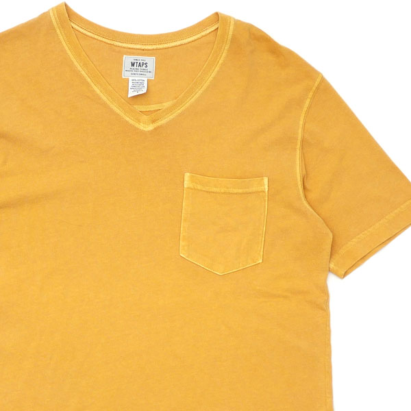 [ָݥ5ܥڡ!!] ̲ʡ ֥륿åץ WTAPS 14AW BLANK SS V TEE T MUSTARD ޥ  S š 2014AW 334000191038