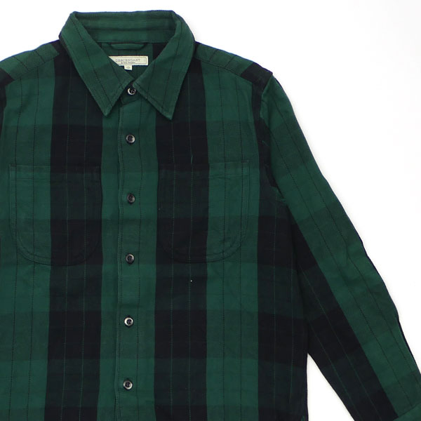 [ָݥ5ܥڡ!!] ̲ʡ ǥ DESCENDANT PLAID LS SHIRT ץ쥤 Ĺµ GREEN ꡼   1 š 334000173515