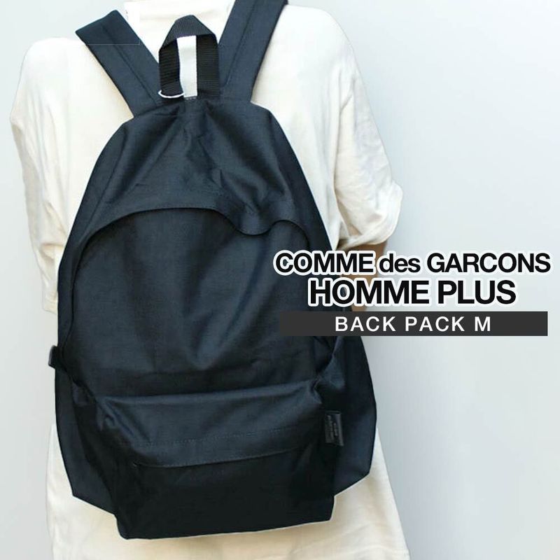 [���ָ���ݥ����5�ܥ����ڡ�����!!] ���� ����ǥ���륽�� ���� �ץ�她 COMME des GARCONS HOMME PLUS BACK PACK M �Хå��ѥå� BLACK �֥�å� �� ��� ��ǥ����� 276000301041