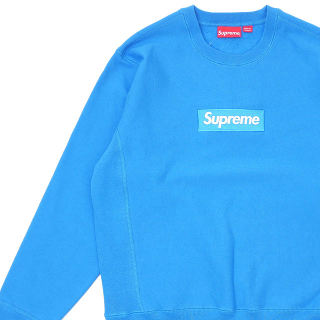 �ڲ��ʸ�ľ���ޤ����� ����ץ꡼�� SUPREME Box Logo Crewneck �ܥå������� BOX���� �������å� BRIGHT ROYAL ������� �� ��� �ڿ��ʡ� 209000541134