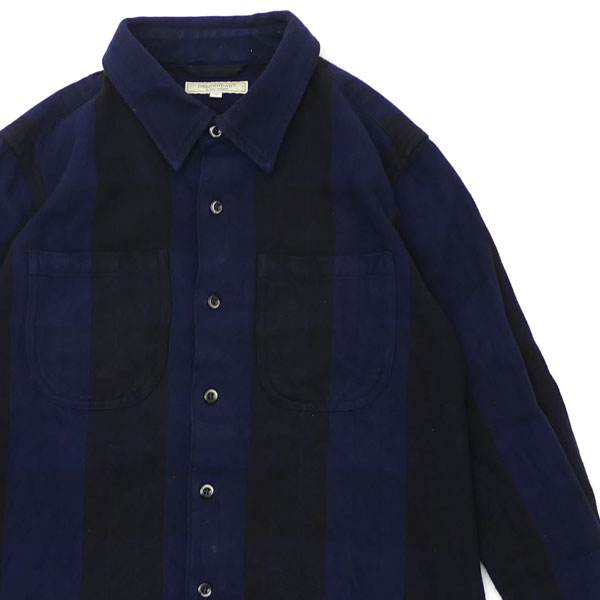 [ָݥ5ܥڡ!!] ̲ʡ ǥ DESCENDANT PLAID LS SHIRT ץ쥤 Ĺµ NAVY ͥӡ  1 334000367517 š