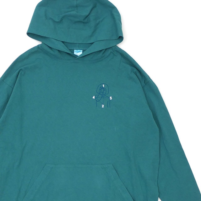 ڴָ̲ʡ  ʥС ǥ Numbers Edition 12:45 ANGEL PULLOVER ץ륪С ѡ DEEP TURQUOISE ǥ   L š