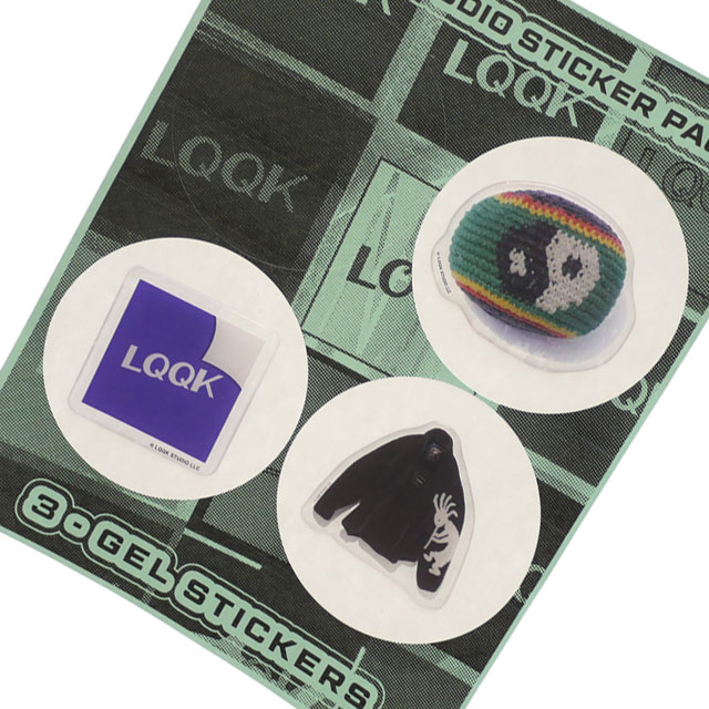 ڿ̸̲ʡ  å LQQK STUDIO STICKER PACK ƥå 3祻å MULTI ޥ  ǥ