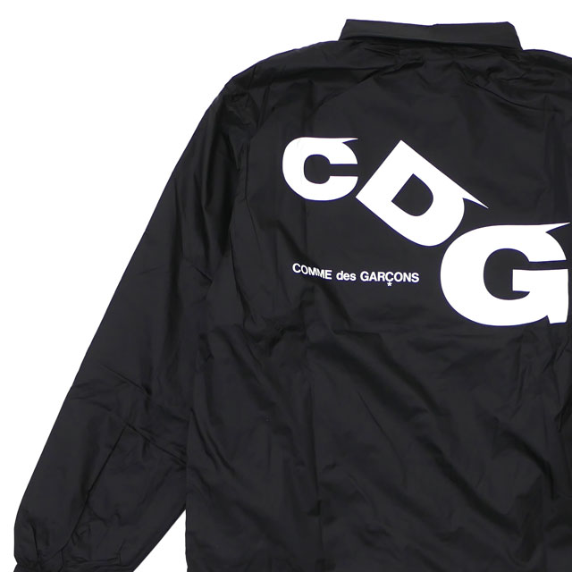 [ָݥ5ܥڡ!!]  ǥ륽 CDG COMME des GARCONS LOGO COACH JACKET 㥱å BLACK ֥å  