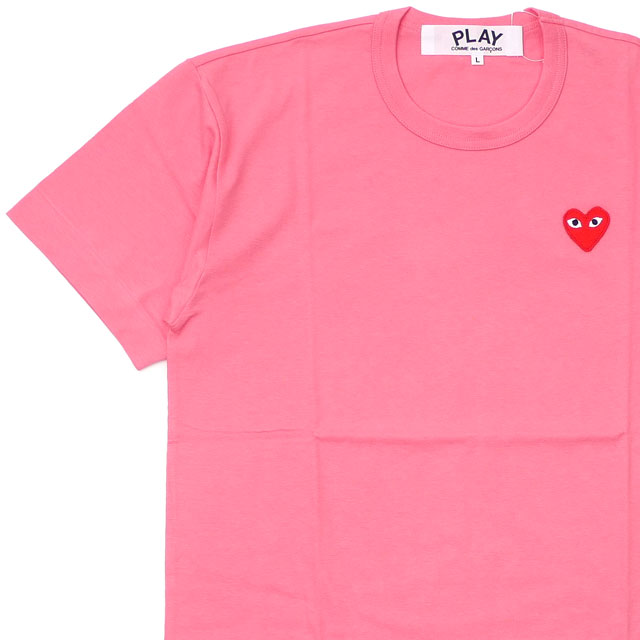 PLAY ハートデザイン Tシャツ ピンク M モーニング娘。生田衣梨奈さん着用 PLAY COMMEdesGARCONS ハート