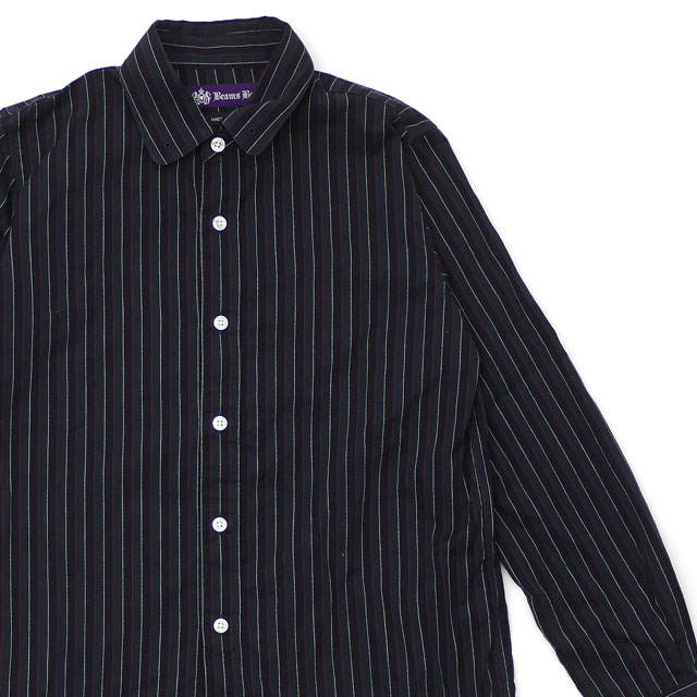 [ָݥ5ܥڡ!!] L/S STRIPE SHIRT ȥ饤 Ĺµ NAVY ͥӡ ǥ FREE š 116003032997